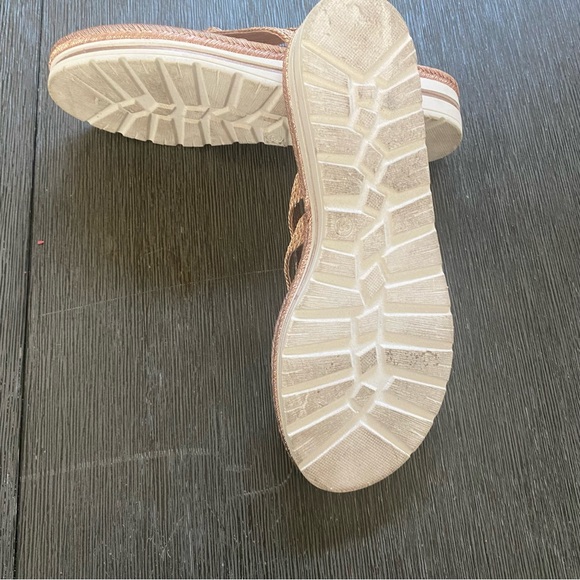 Fashion Focus rose gold sandals size 6 - Picture 5 of 5